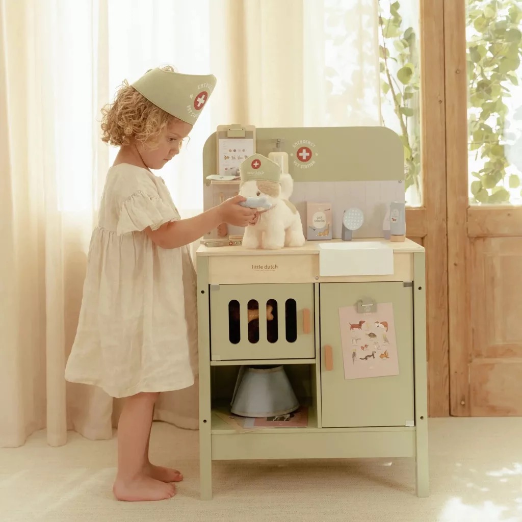 Little Dutch plüss cica táskában - Image 3