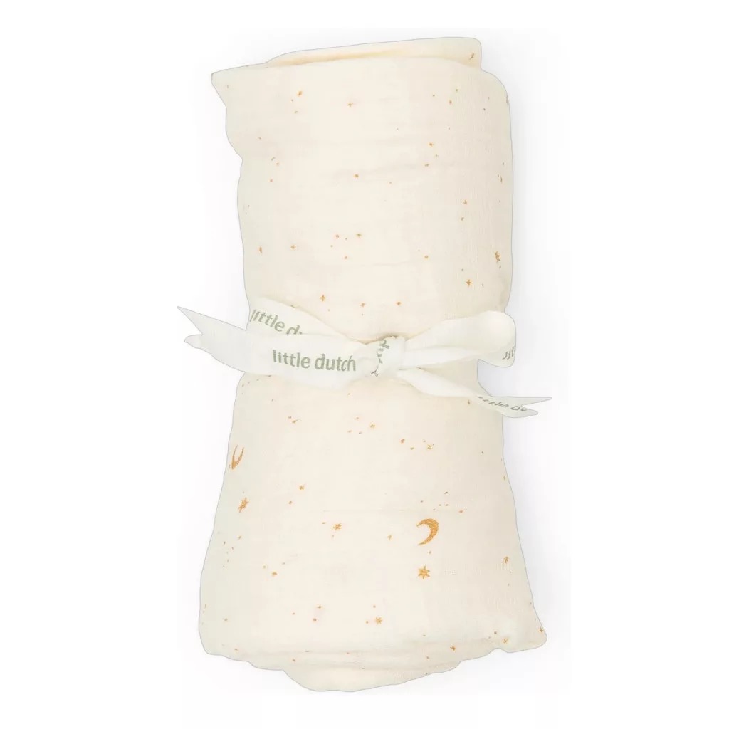 Little Dutch babatextil ajándékdoboz - Moon & Starts - Image 4